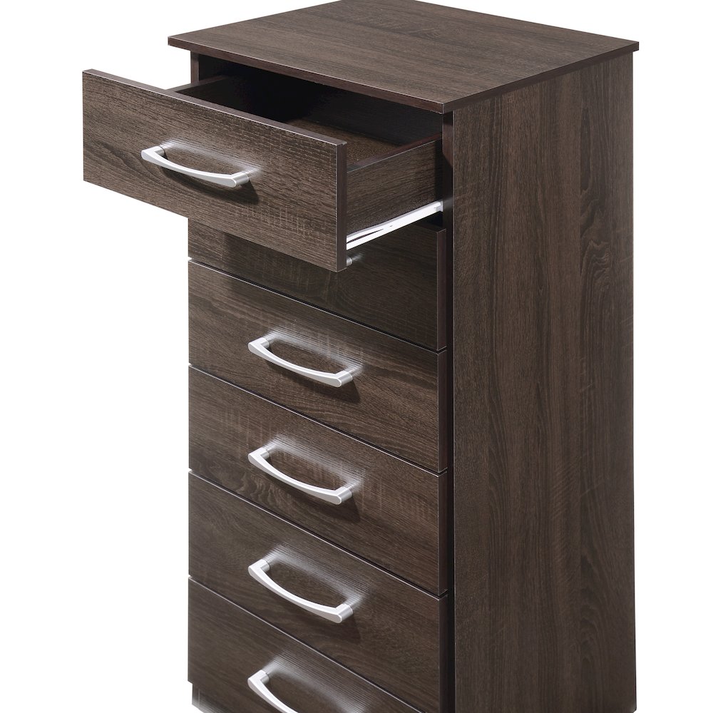 Glory Furniture Boston Lingerie Chest in Wenge Color. Picture 4