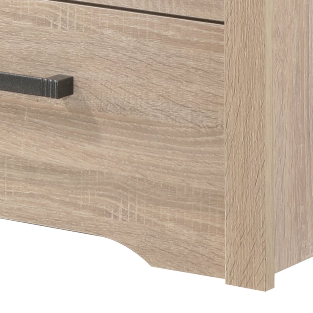 Glory Furniture Hudson Nightstand in Sandle Wood Color. Picture 6