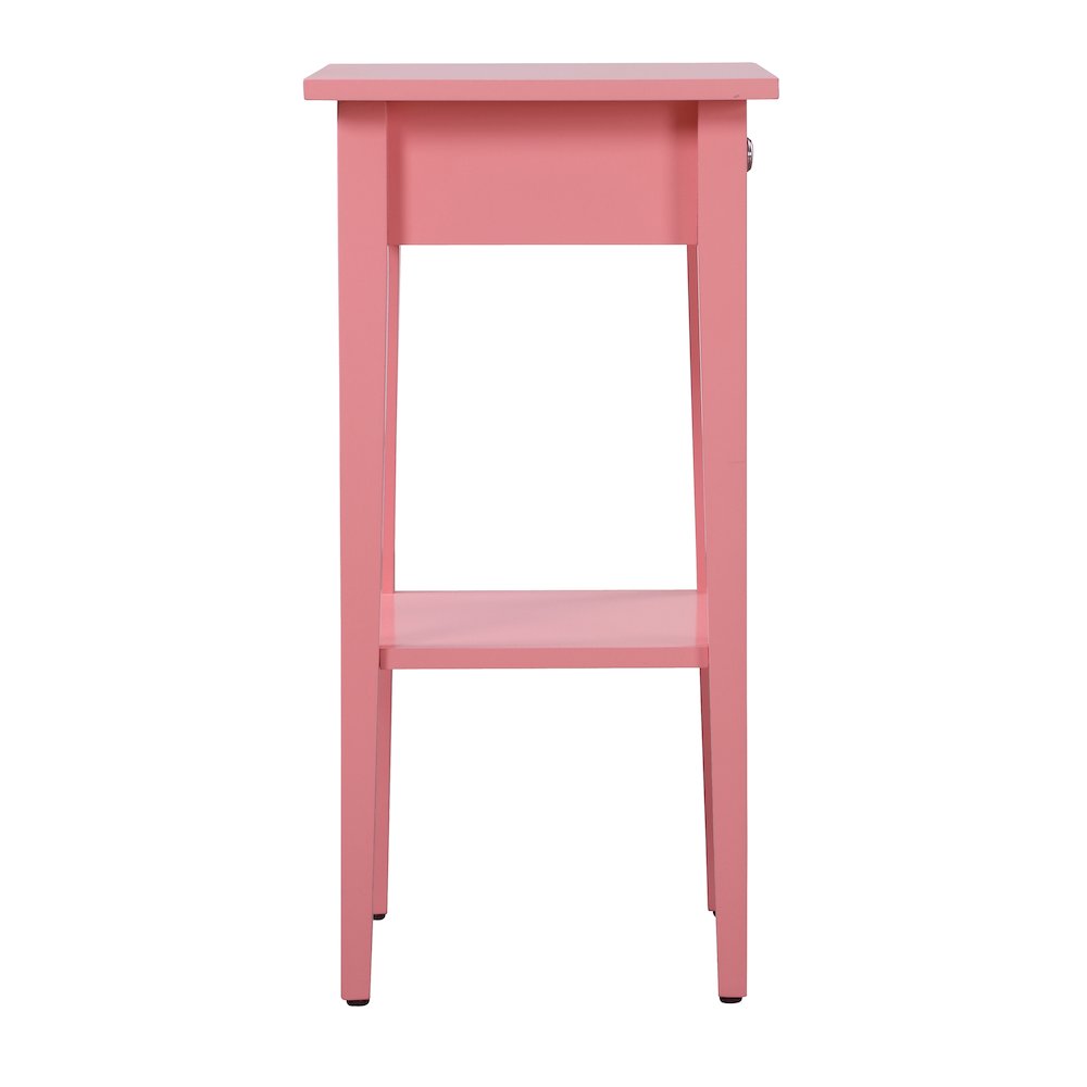 Glory Furniture Dalton Nightstand in Pink Color. Picture 5