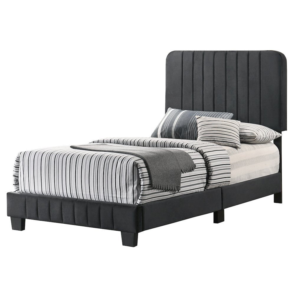Glory Furniture Lodi Twin Bed in Black Color. Picture 1