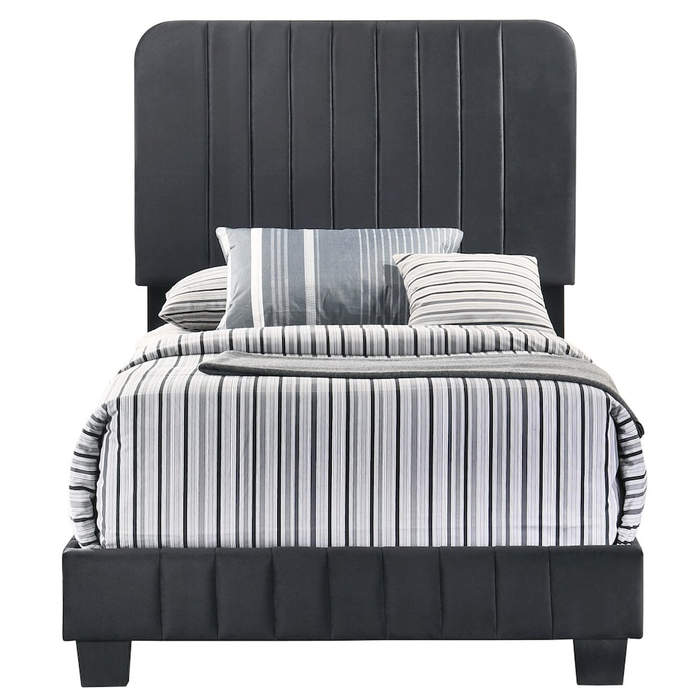 Glory Furniture Lodi Twin Bed in Black Color. Picture 2