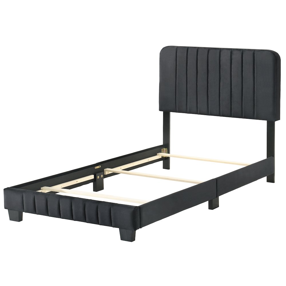 Glory Furniture Lodi Twin Bed in Black Color. Picture 3