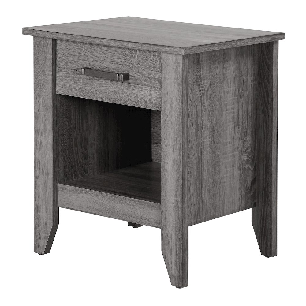 Glory Furniture Lennox Nightstand in Gray Color. Picture 1