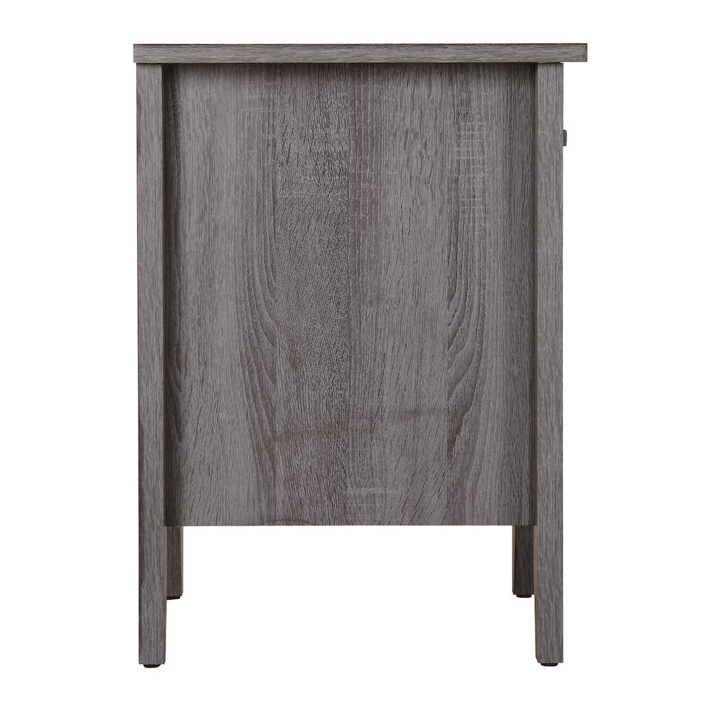 Glory Furniture Lennox Nightstand in Gray Color. Picture 5