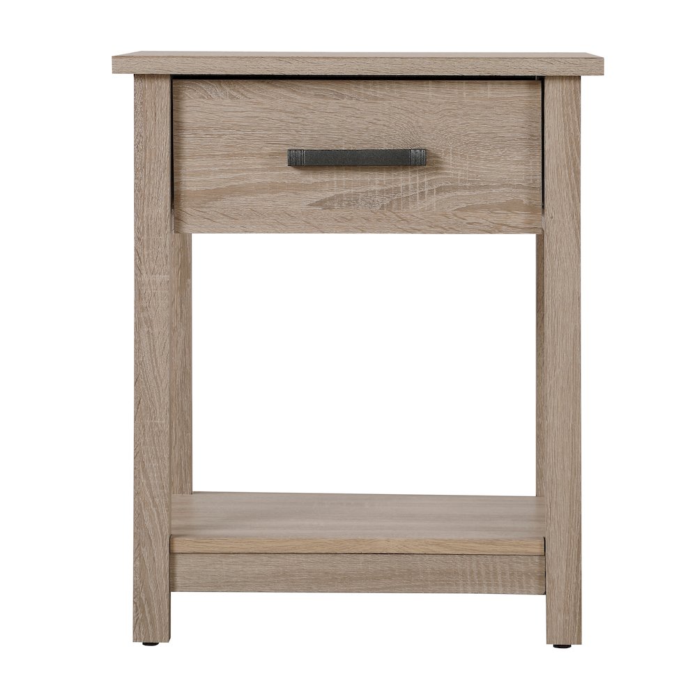 Glory Furniture Salem Nightstand in Sandle Wood Color. Picture 2