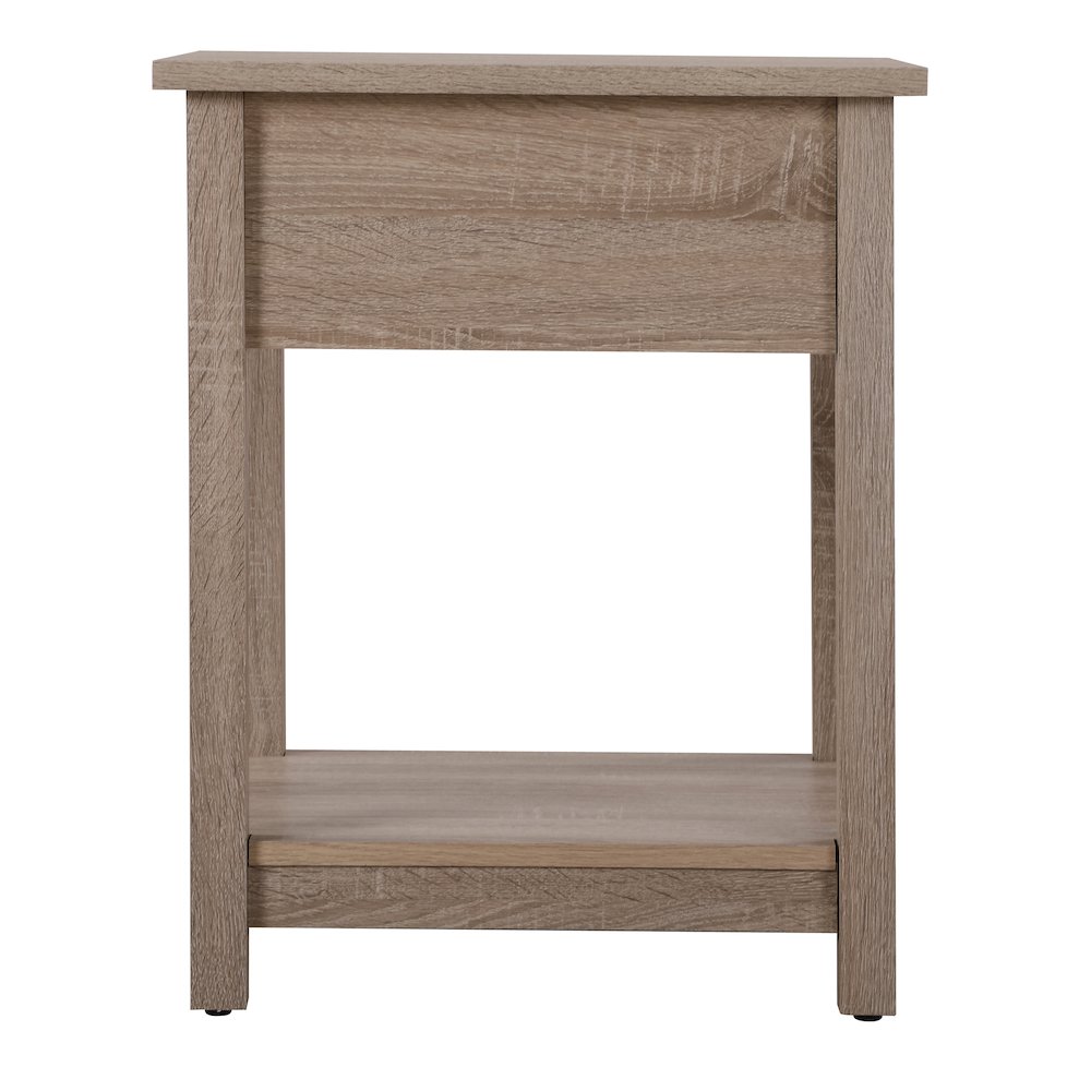 Glory Furniture Salem Nightstand in Sandle Wood Color. Picture 5