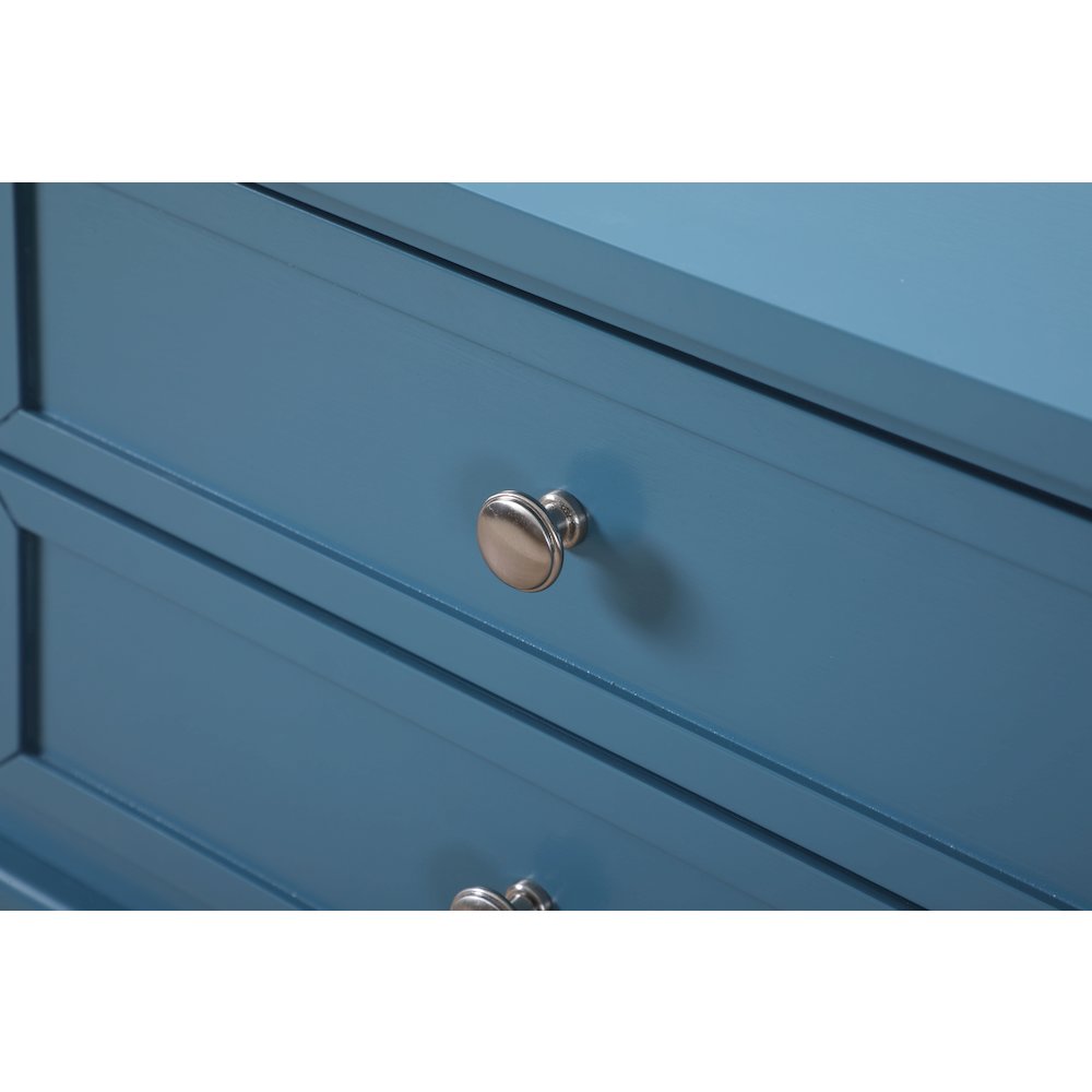 Glory Furniture Newton Nightstand in Teal Color. Picture 6