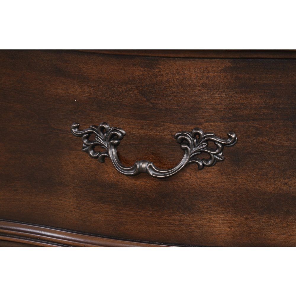 Glory Furniture Lyon Chest in Classic Cherry Color. Picture 3