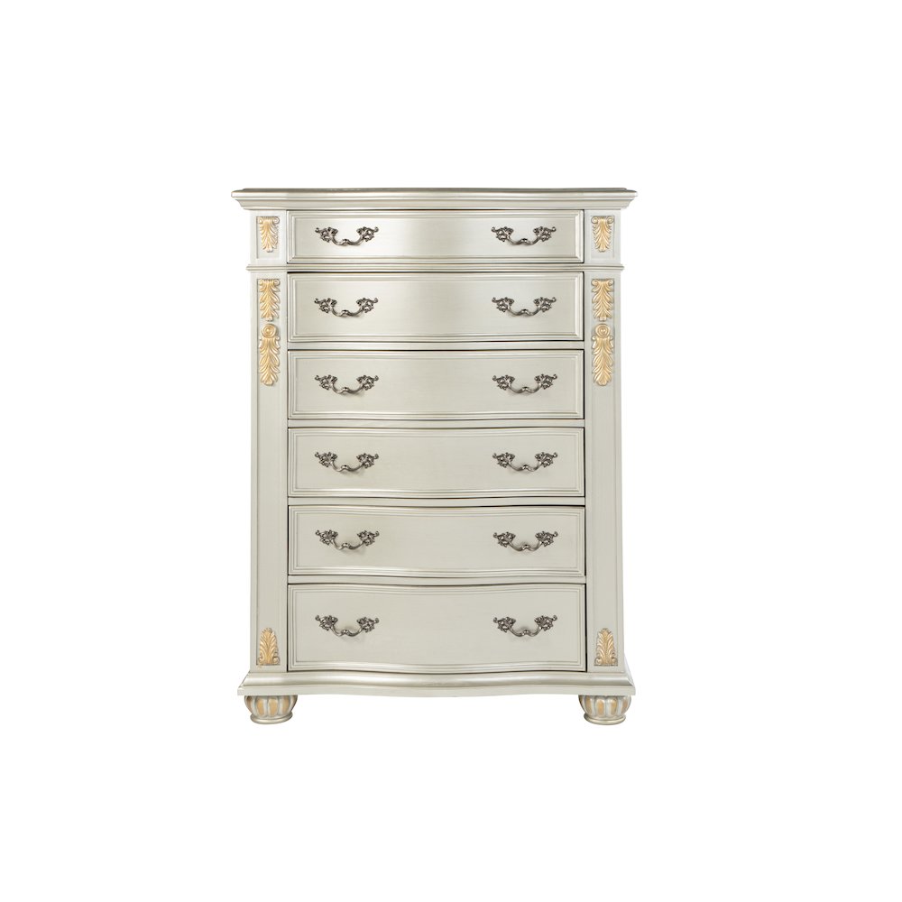 Glory Furniture Lyon Chest in Champagne Color. Picture 2