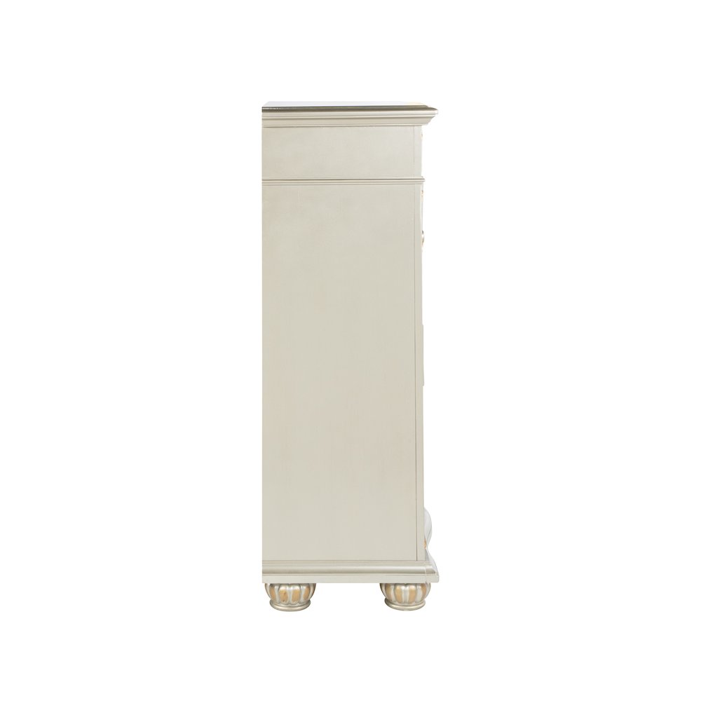 Glory Furniture Lyon Chest in Champagne Color. Picture 3