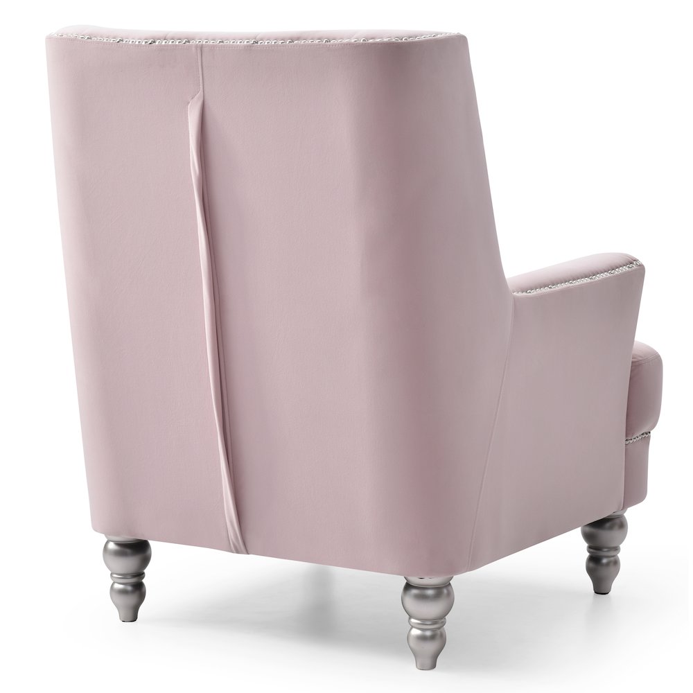 Glory Furniture Pamona Accent Chair in Pink Color. Picture 4