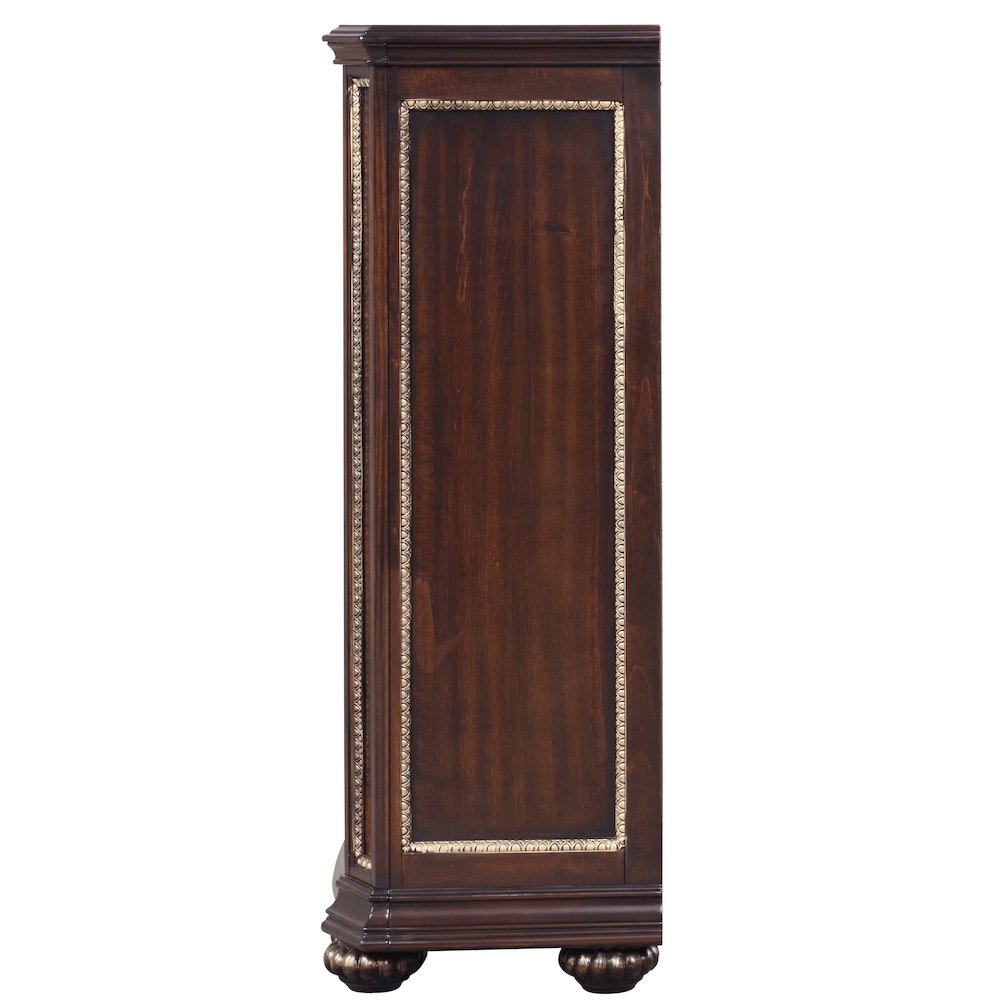 Glory Furniture Paris Chest in Classic Cherry Color. Picture 8