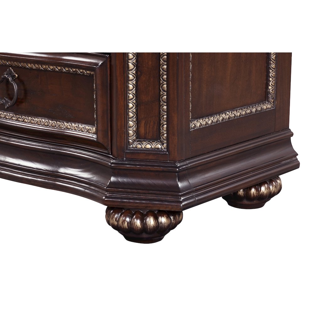 Glory Furniture Paris Dresser in Classic Cherry Color. Picture 6