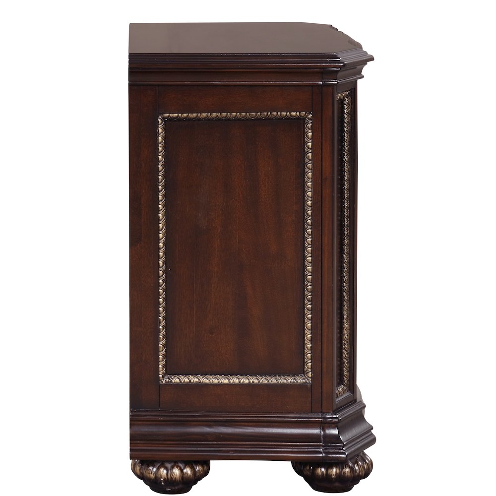 Glory Furniture Paris Night Stand in Classic Cherry Color. Picture 8