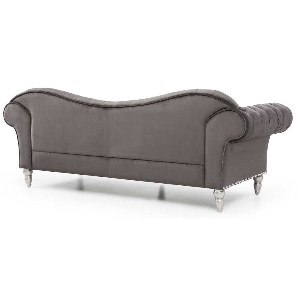 Glory Furniture Wilshire Sofa in Gray Color. Picture 4