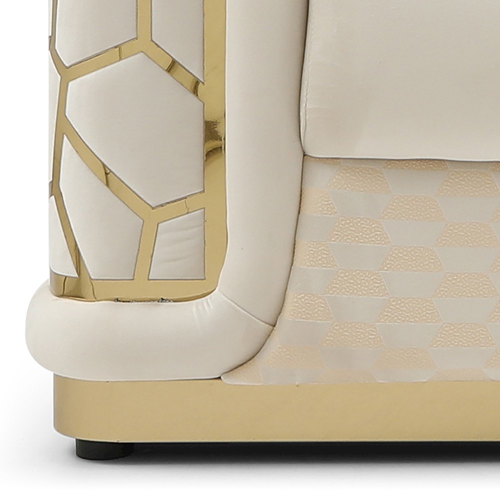 Glory Furniture Talia Sofa in Ivory Color. Picture 7