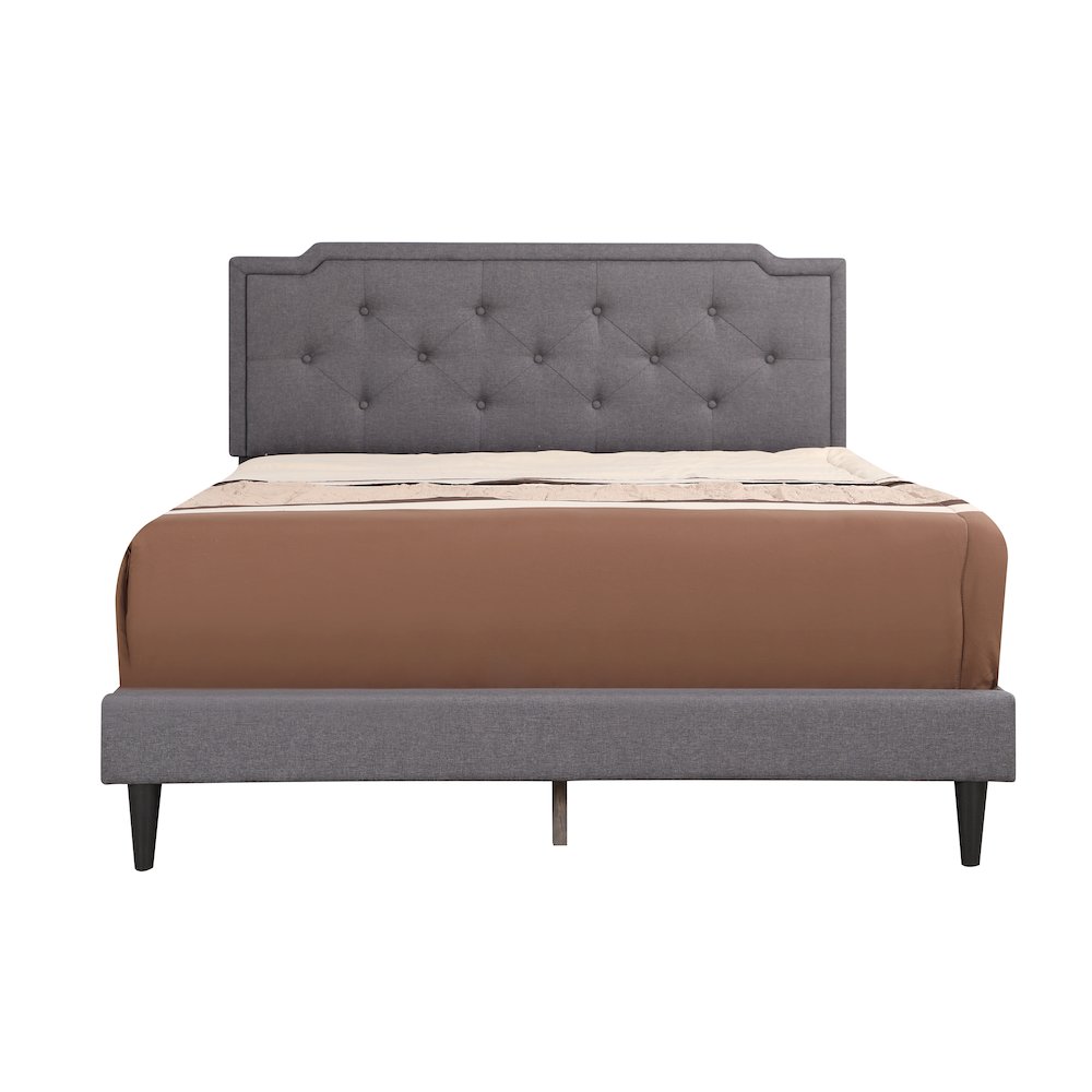 Glory Furniture Deb Queen Bed in Gray Color. Picture 2
