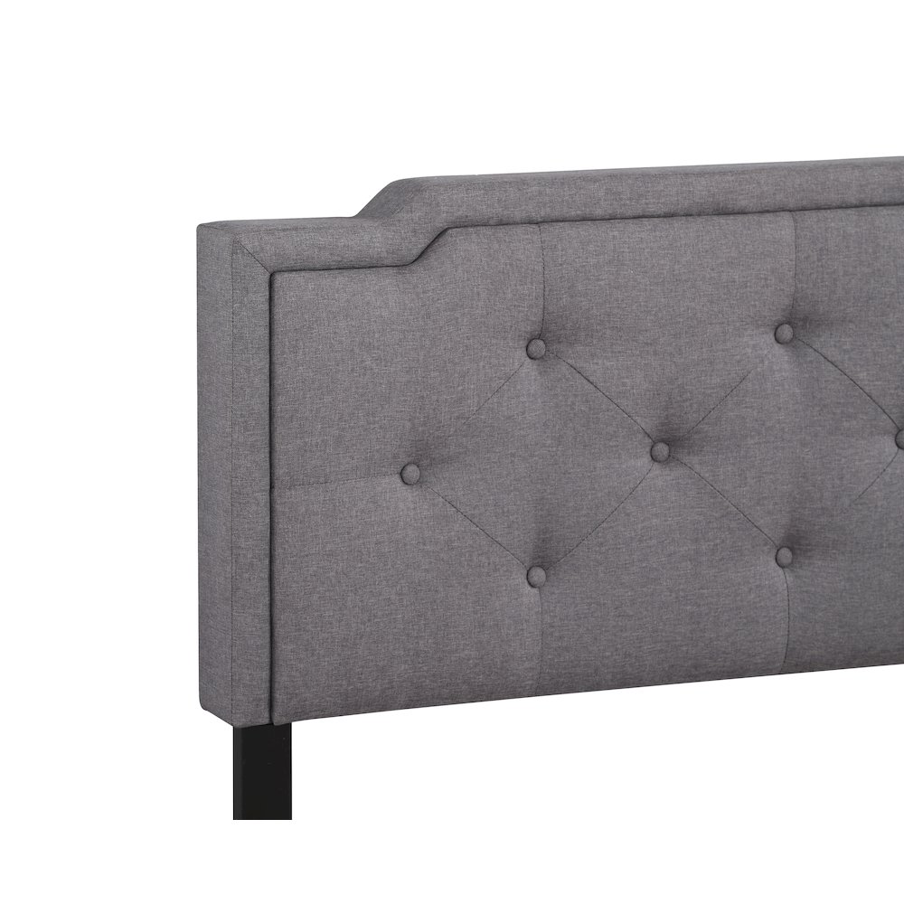 Glory Furniture Deb Queen Bed in Gray Color. Picture 4