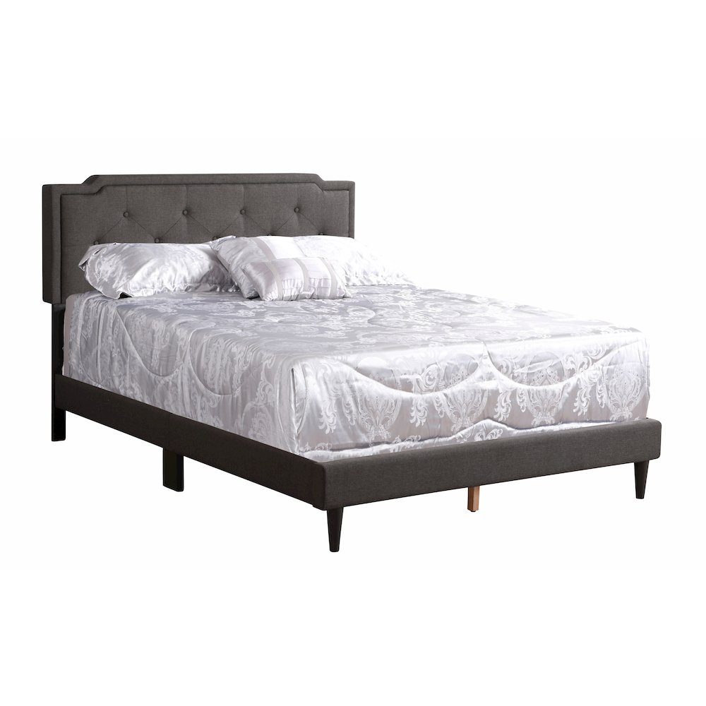 Glory Furniture Deb Queen Bed in Black Color. Picture 1