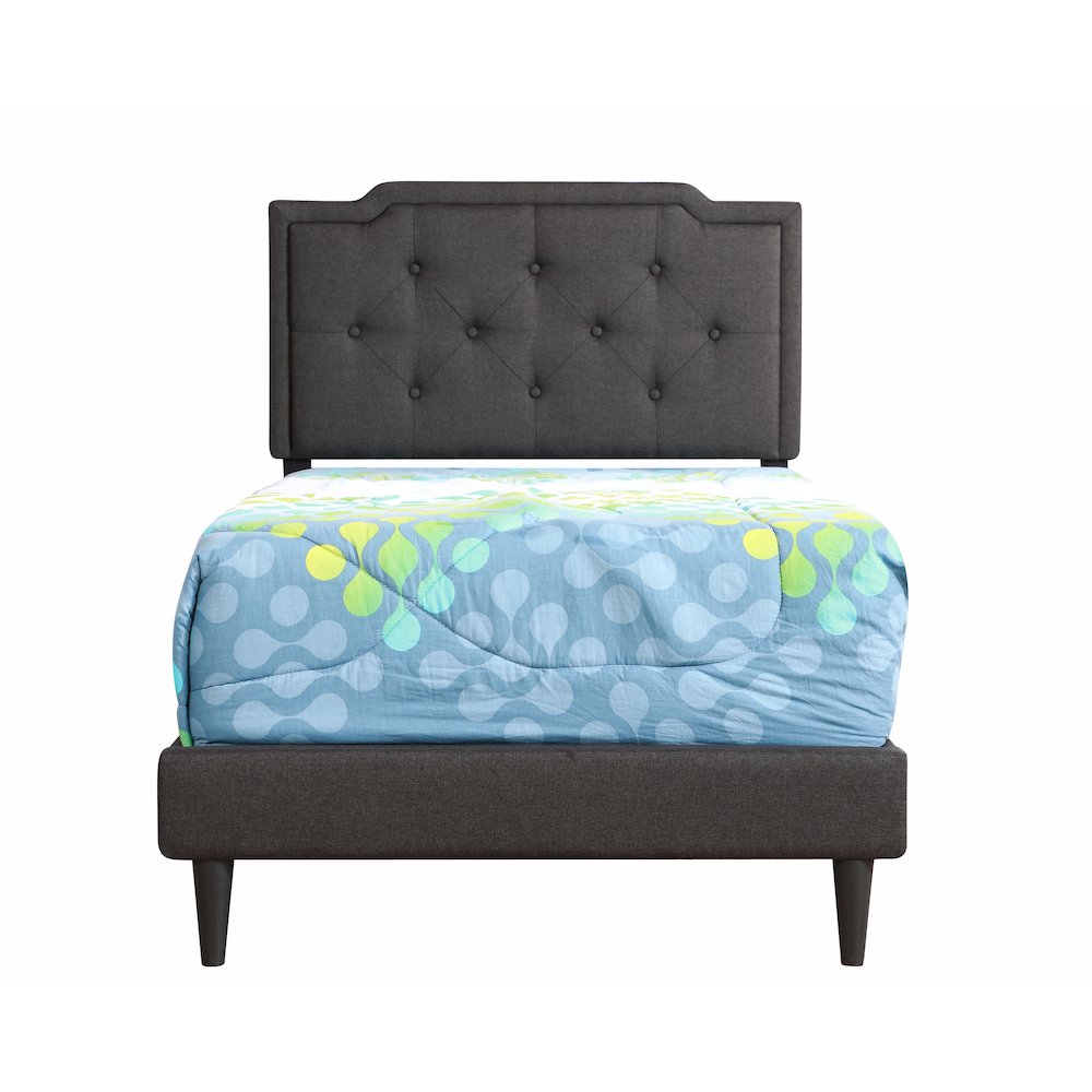 Glory Furniture Deb Twin Bed in Black Color. Picture 2