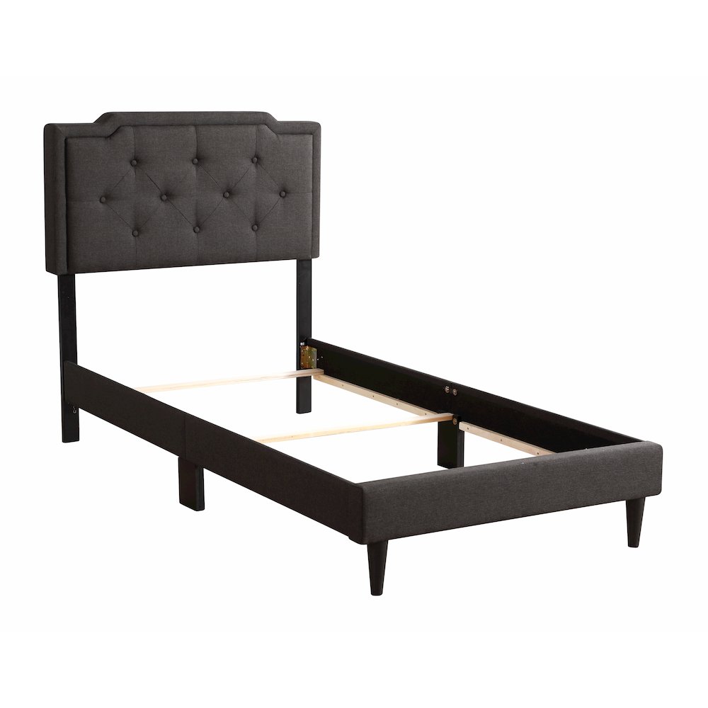 Glory Furniture Deb Twin Bed in Black Color. Picture 3