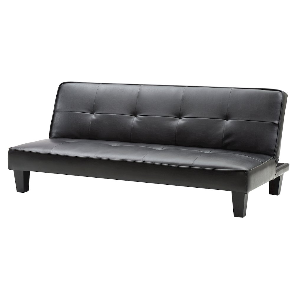 Glory Furniture Alan Sofa Bed in Black Color. Picture 1
