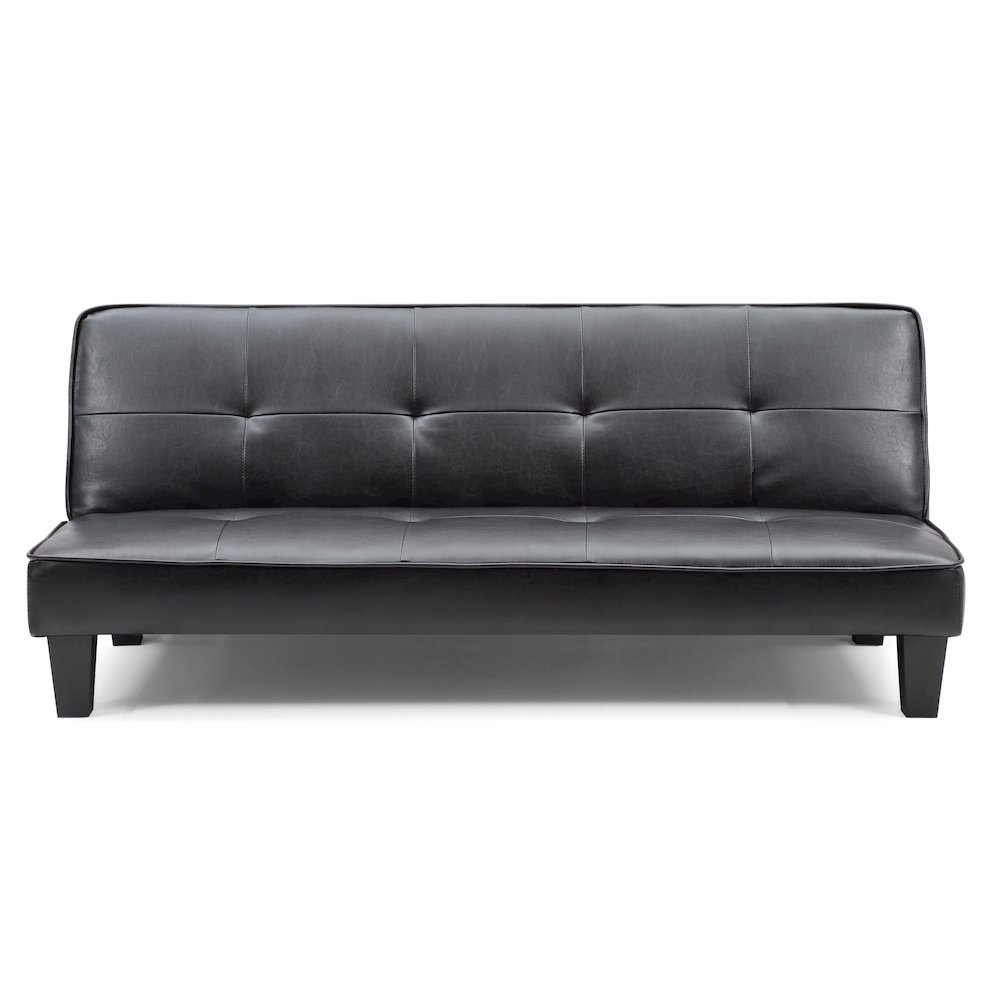 Glory Furniture Alan Sofa Bed in Black Color. Picture 2