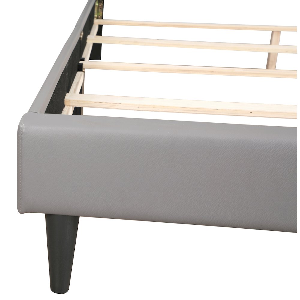 Glory Furniture Deb Queen Bed in Light Grey Color. Picture 6