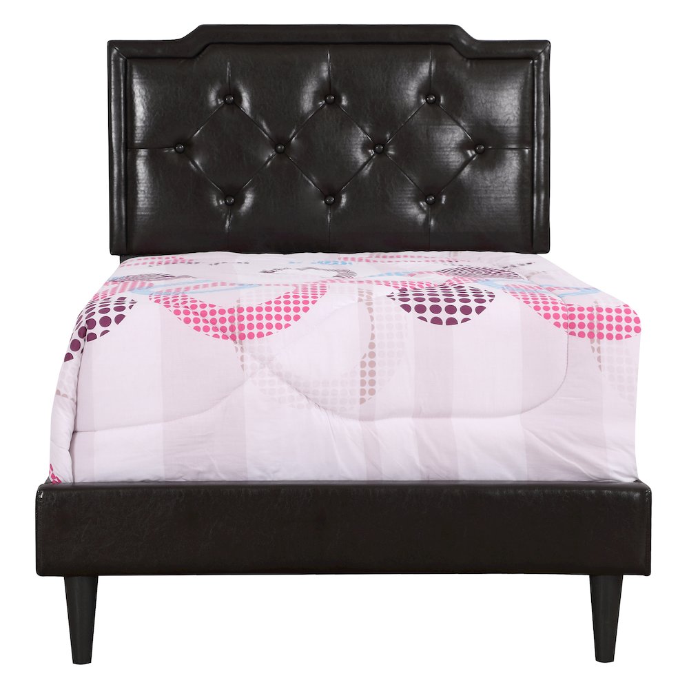 Glory Furniture Deb Twin Bed in Cappuccino Color. Picture 2