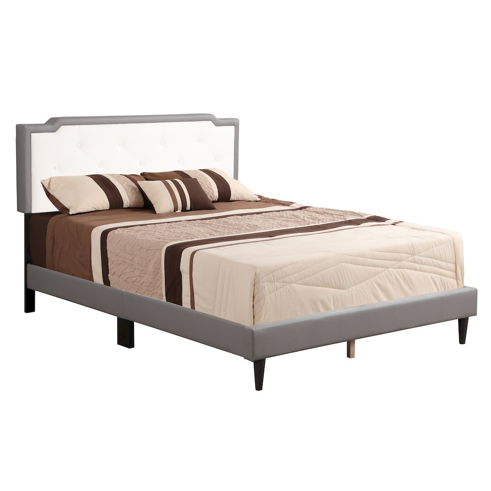 Glory Furniture Deb   Queen Bed - All In One Box, Gray. Picture 1