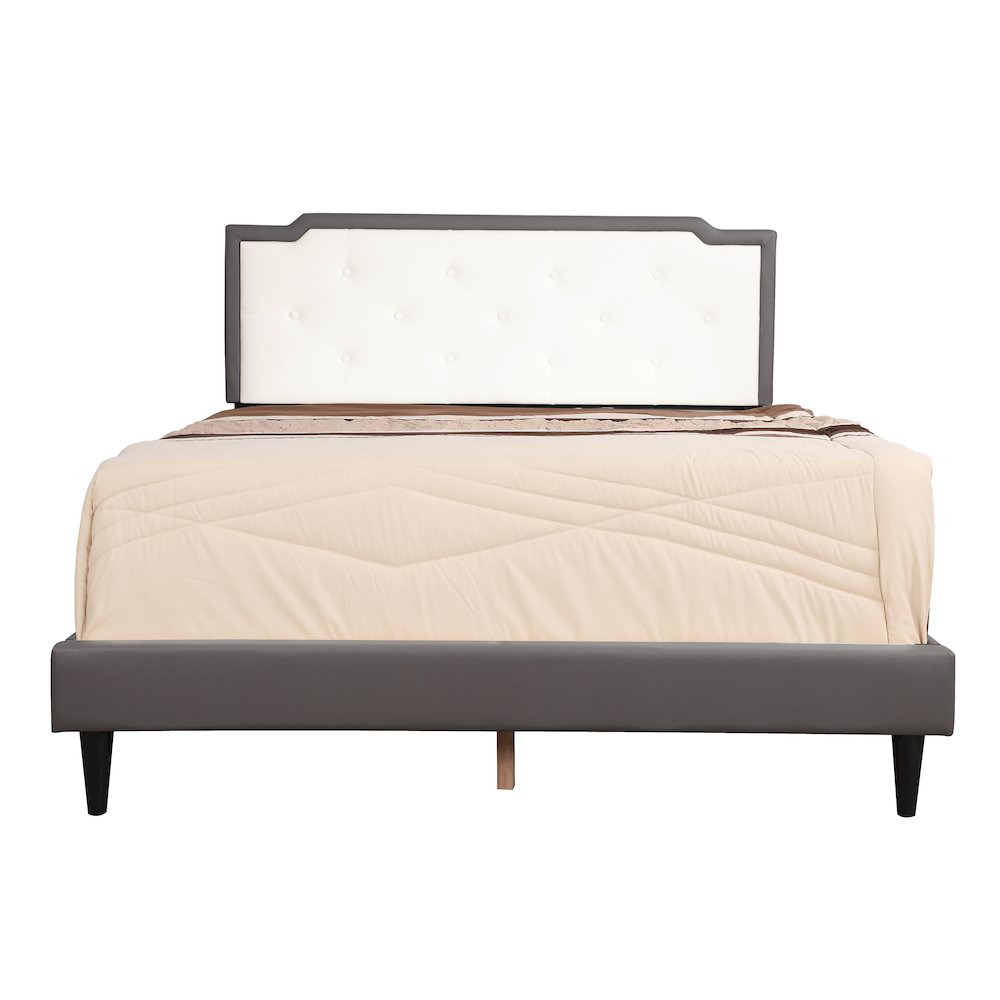 Glory Furniture Deb   Queen Bed - All In One Box, Gray. Picture 3