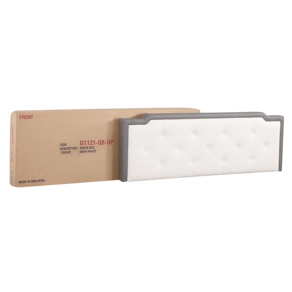 Glory Furniture Deb   Queen Bed - All In One Box, Gray. Picture 6