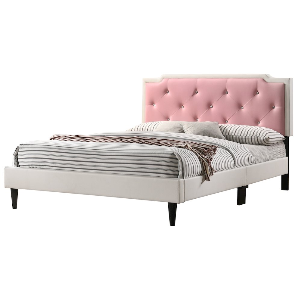 Glory Furniture Deb Full Bed in White Color. Picture 1