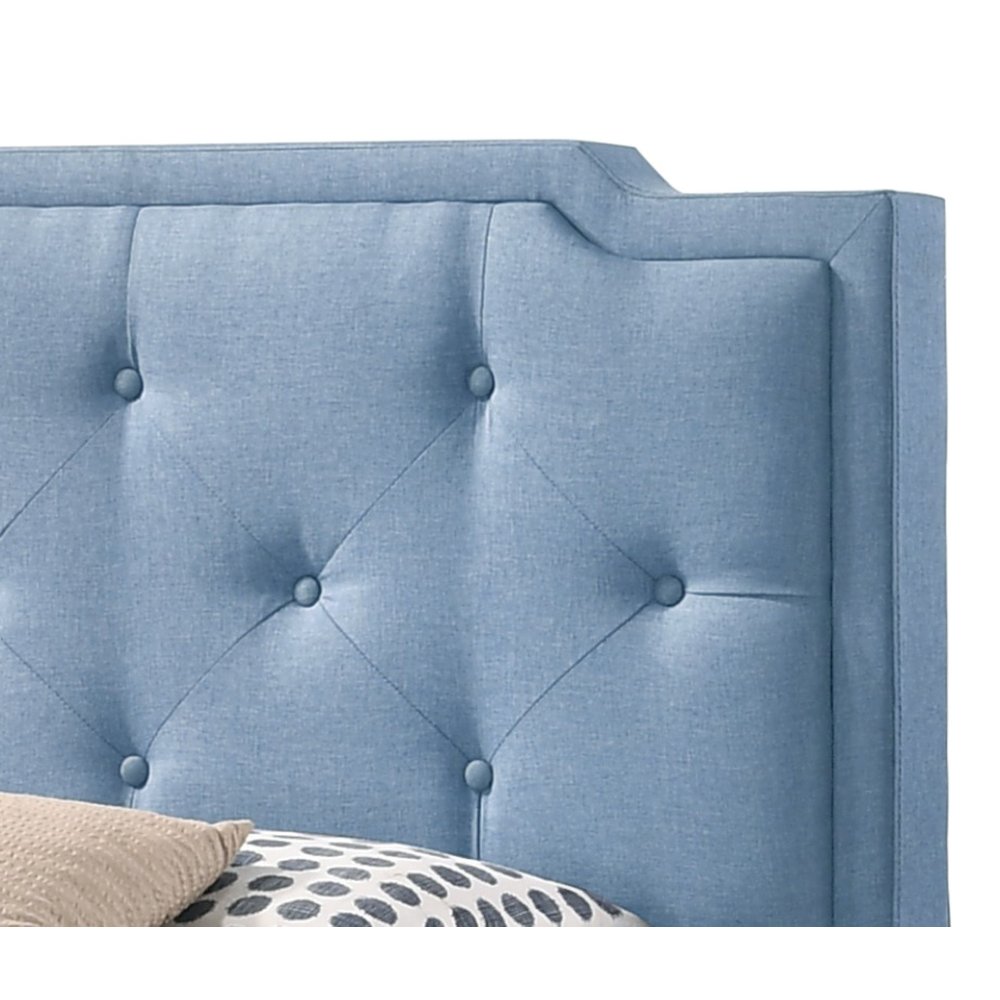 Glory Furniture Deb Twin Bed in Blue Color. Picture 3