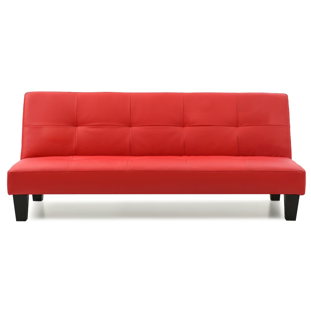 Glory Furniture Alan Sofa Bed in Red Color. Picture 2