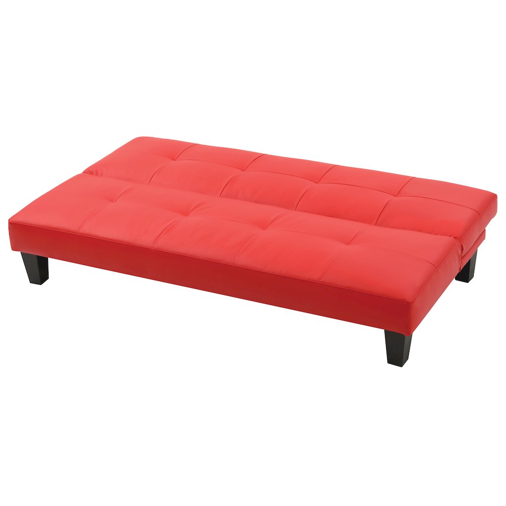 Glory Furniture Alan Sofa Bed in Red Color. Picture 3