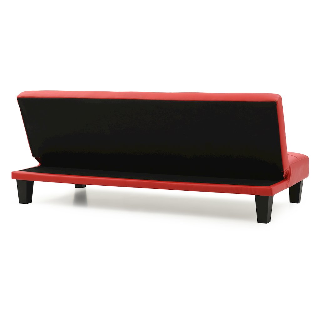 Glory Furniture Alan Sofa Bed in Red Color. Picture 4
