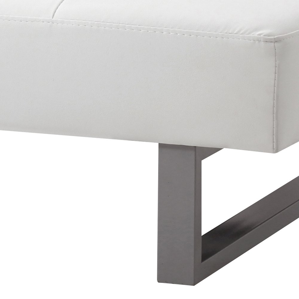 Glory Furniture Chroma Sofa Bed in White Color. Picture 4