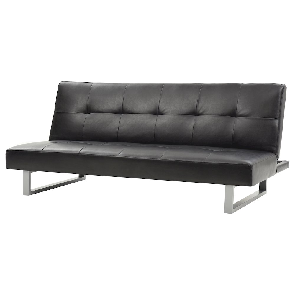 Glory Furniture Chroma Sofa Bed in Black Color. Picture 1