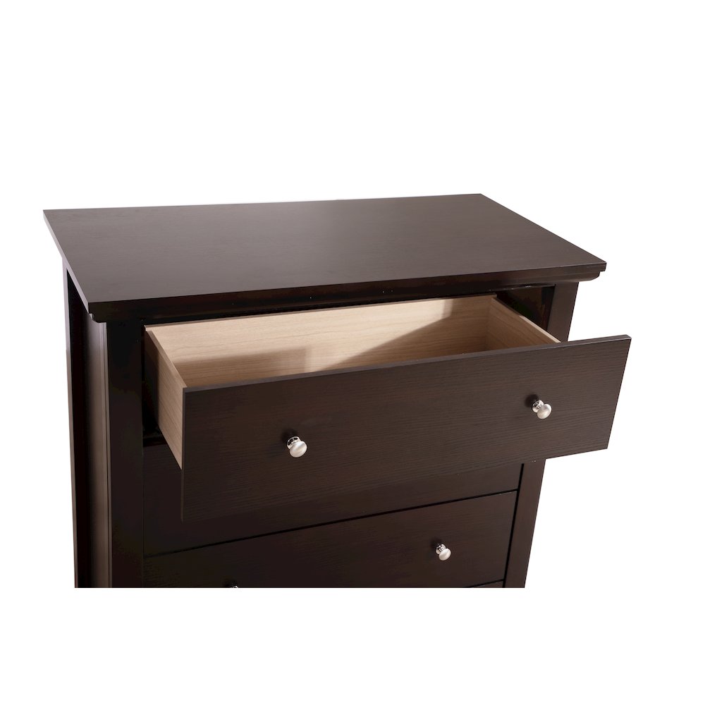 Glory Furniture Primo Chest in Espresso Color. Picture 4