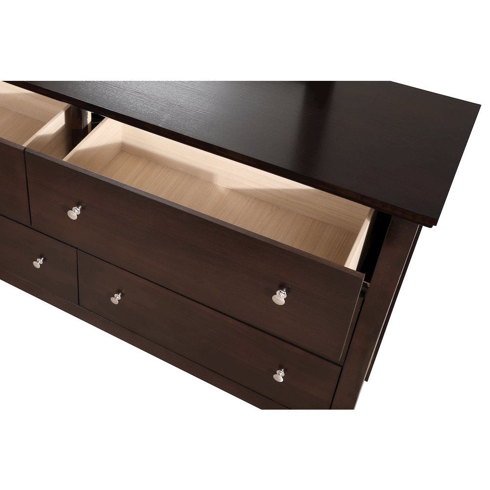 Glory Furniture Primo Dresser in Espresso Color. Picture 3