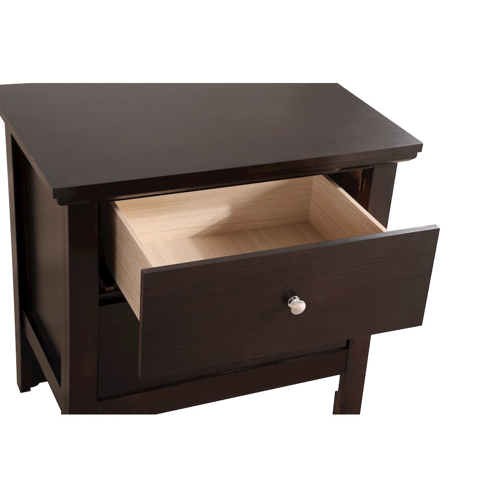 Glory Furniture Primo   Nightstand, Espresso. Picture 3
