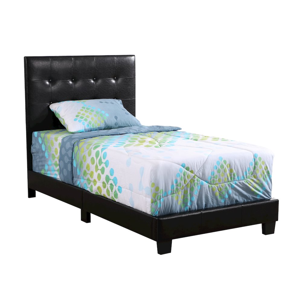 Glory Furniture Caldwell Twin Bed in Black Color. Picture 1