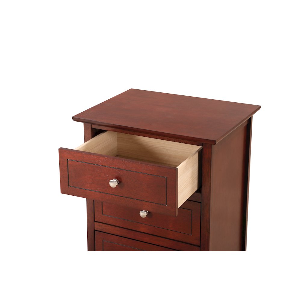 Glory Furniture Daniel   3 Drawer Nightstand, Cherry. Picture 3