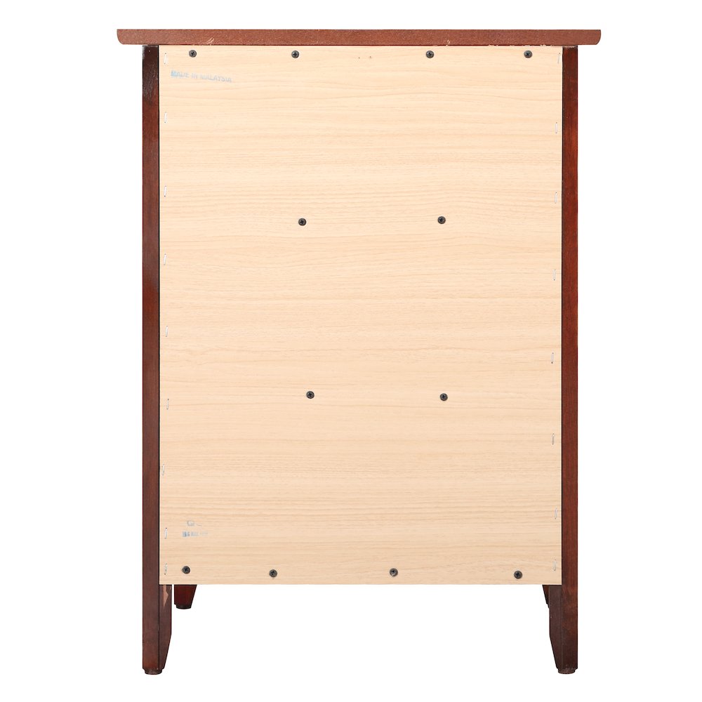 Glory Furniture Daniel   3 Drawer Nightstand, Cherry. Picture 4