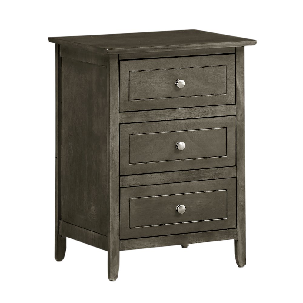 Glory Furniture Daniel Nightstand in Gray Color. Picture 1