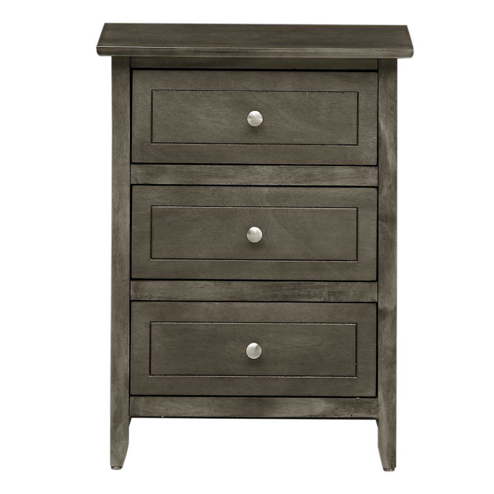 Glory Furniture Daniel Nightstand in Gray Color. Picture 2