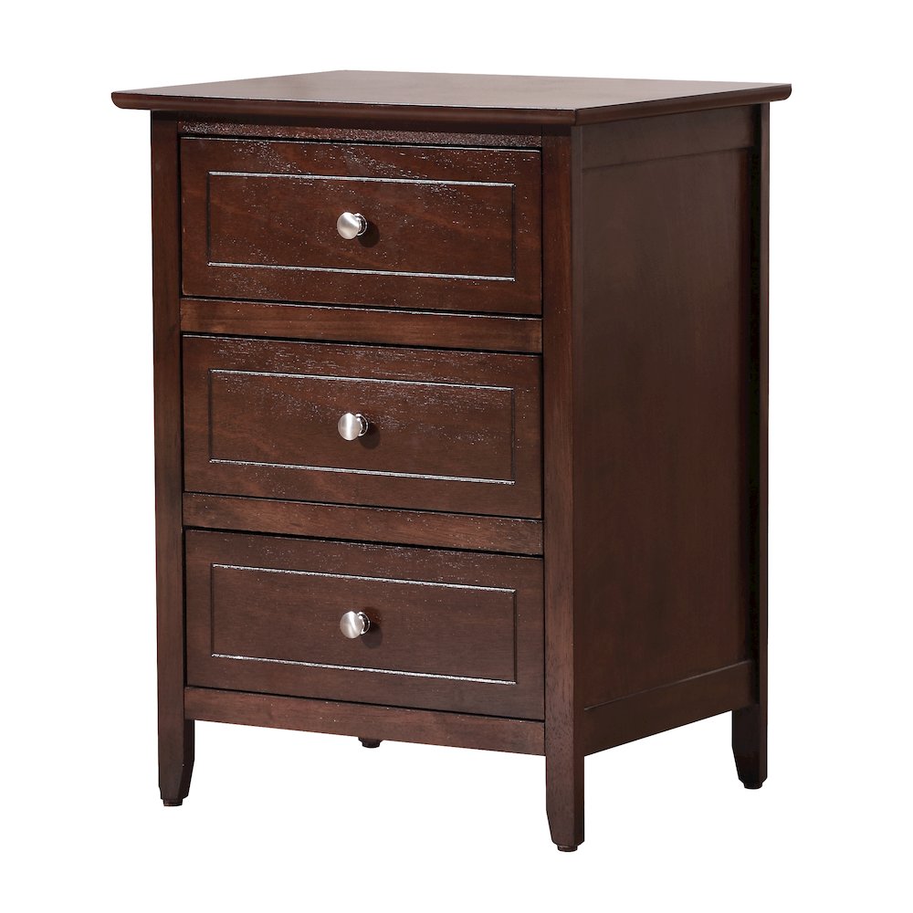 Glory Furniture Daniel Nightstand in Cappuccino Color. Picture 1