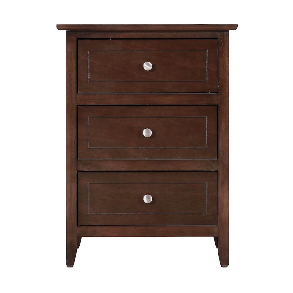 Glory Furniture Daniel Nightstand in Cappuccino Color. Picture 2