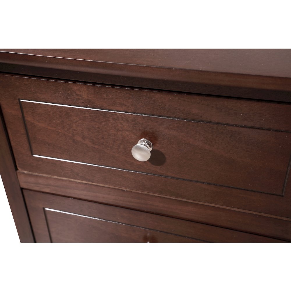Glory Furniture Daniel Nightstand in Cappuccino Color. Picture 6
